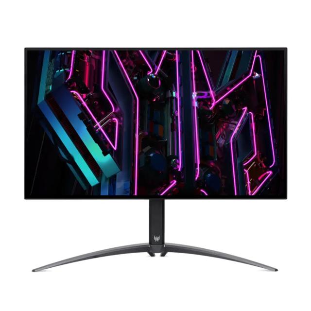 Монитор Acer Predator X27Ubmiipruzx, 27" IPS ZeroFrame OLED QHD, FreeSync Premium, 0.01ms, 240Hz, 1 500M:1, 1000nits, 2560x1440, Speakers, Audio Out, 2xHDMI, DP, 1xType-C(90W), USB HUB 3.2x2 USB-B (2up 2down), VESA, Black+Acer Predator Cestus 310 Gam