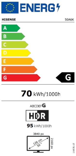 Телевизор 2x Hisense 50" A6K, 4K Ultra HD 3840x2160, DLED, DFA, Precision Colour, HDR 10+, HLG, Dolby Vision, DTS Virtual X, Smart TV, WiFi, BT, AnyView Cast, Gaming Mode, 1xHDMI2 eArc, 2xHDMI, 2xUSB, LAN, CI+, DVB-T2/C/S2, Black + Honor Earbuds X5 W
