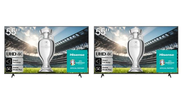 Телевизор 2x Hisense 55" A6K, 4K Ultra HD 3840x2160, DLED, DFA, Precision Colour, HDR 10+, HLG, Dolby Vision, DTS Virtual X, Smart TV, WiFi, BT, AnyView Cast, Gaming Mode, 1xHDMI2 eArc, 2xHDMI, 2xUSB, LAN, CI+, DVB-T2/C/S2, Black + Honor Earbuds X5 W