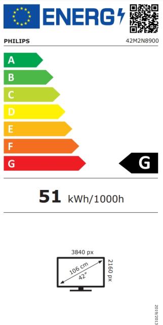 Монитор Philips 42M2N8900, 42" OLED, 3840x2160@138Hz, 0.03 GtG, 135-450 nit, 1500000:1, Mega Infinity DCR, Adaptive Sync, FlickerFree, Low Blue Light, 5Wx2+DTS, Tilt, Height Adjust, Swivel, 2xHDMI, DP, USB hub