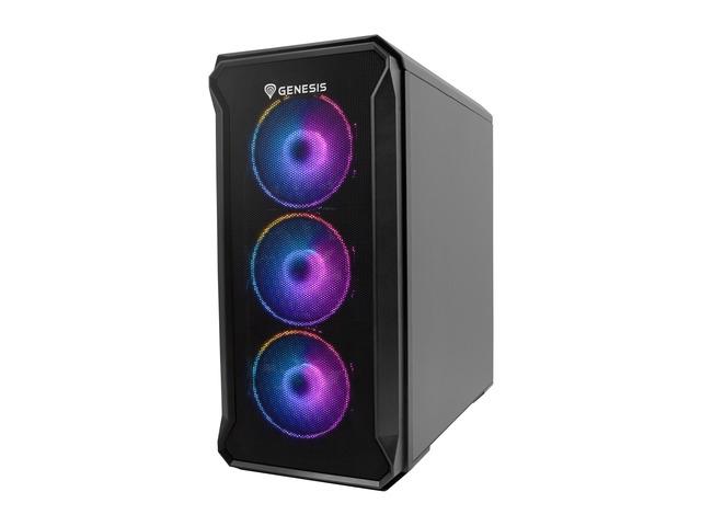 Кутия за компютър Genesis PC Case Irid 503 ARGB V2 MATX Mini Tower Window, Black