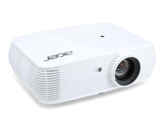 Мултимедиен проектор Acer Projector P5330W, DLP, WXGA (1280x800), 20000:1, 4500 ANSI Lumens, 3D 144Hz, VGAx2, RCA, HDMI/MHL, HDMI, Audio in, RJ45, LAN Control, Speaker 16W, Bluelight Shield, 2.73kg, White+Acer T82-W01MW 82.5" (16:10) Tripod Screen Wh