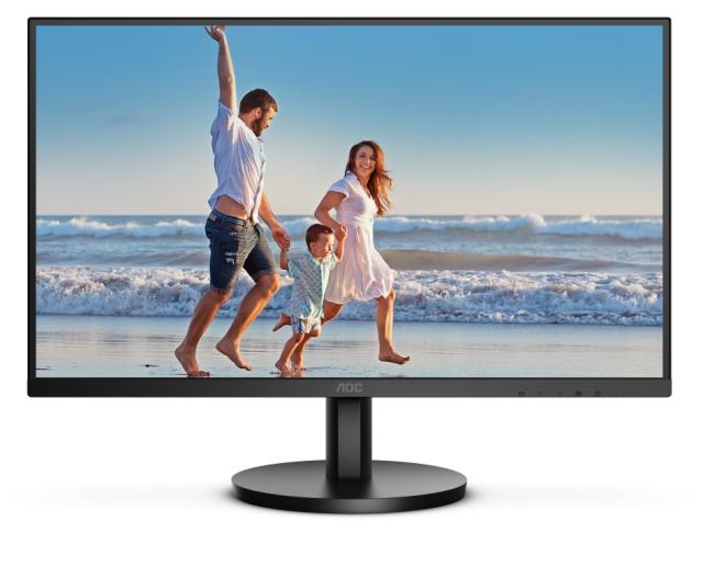 Монитор AOC Q27B3MA, 27" VA WLED, 2560x1440@75Hz, 4ms GtG, 250cd m2, 4000:1,DCR 50M:1, Adaptive Sync, FlickerFree, Low Blue Light, 2Wx2, Tilt, HDMI, DP + Neomounts Flat Screen Desk Mount (clamp/grommet), 10"-32"