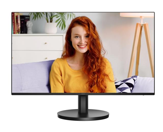 Монитор AOC 24B3HA2, 23" (58.42 cm)  IPS WLED, 4ms GtG, 1ms MPRT, 250cd m/2, Adaptive Sync, FlickerFree, Low Blue Mode, 2Wx2, Tilt, D-SUB, HDMI