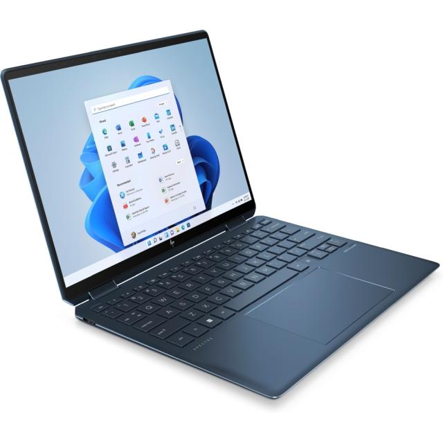 Лаптоп HP Spectre x360 14-ef2046nn, Intel Core i7-1355U 10C (up to 5GHz/12MB), 13.5" (34.29 cm) WUXGA IPS 1000 nits Privacy Touch, 32GB LPDDR4, 1TB PCIe SSD, Backlit Kbd, 4 Cell Batt, Win 11 Home