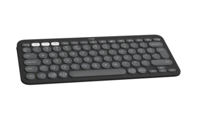 Клавиатура Logitech Pebble Keys 2 K380s - TONAL GRAPHITE - US INT'L - BT - N/A - INTNL-973 - UNIVERSAL