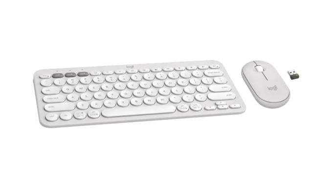 Комплект Logitech Pebble 2 Combo - TONAL WHITE - US INT'L - 2.4GHZ/BT - N/A - INTNL-973 - UNIVERSAL