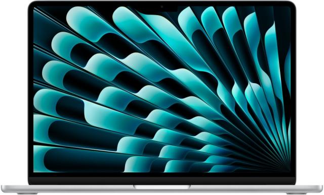 Лаптоп Apple MacBook Air 13 2024, 13.6", Apple M3 8C (3.5/4.05GHz, 20M), 8 ядра GPU Apple M3, 8GB DDR4, 256GB SSD, Silver