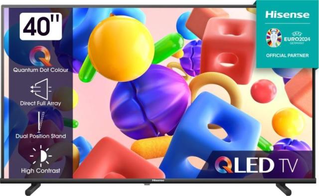 Телевизор Hisense 40" A5KQ, Full HD 1920x1080, DLED, HDR, HLG, DTS HD, DTS Virtual X, Dolby Audio, Smart TV, WiFi, WiFi Direct, 2xHDMI, 2xUSB, LAN, CI+, DVB-T2/C/S2, Black