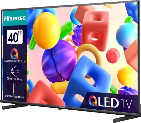 Телевизор Hisense 40" A5KQ, Full HD 1920x1080, DLED, HDR, HLG, DTS HD, DTS Virtual X, Dolby Audio, Smart TV, WiFi, WiFi Direct, 2xHDMI, 2xUSB, LAN, CI+, DVB-T2/C/S2, Black