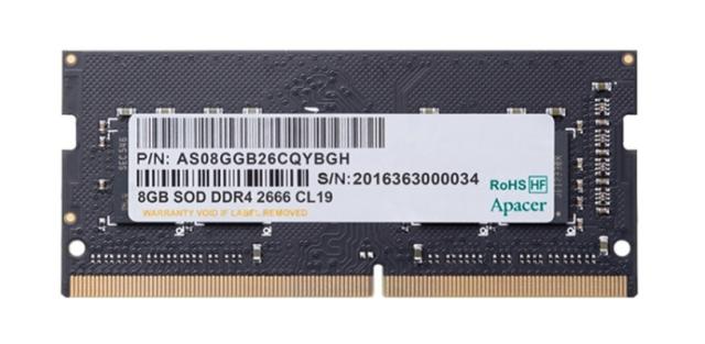 Памет Apacer 8GB DDR4 SODIMM 2666MHz, CL19, 1.2V
