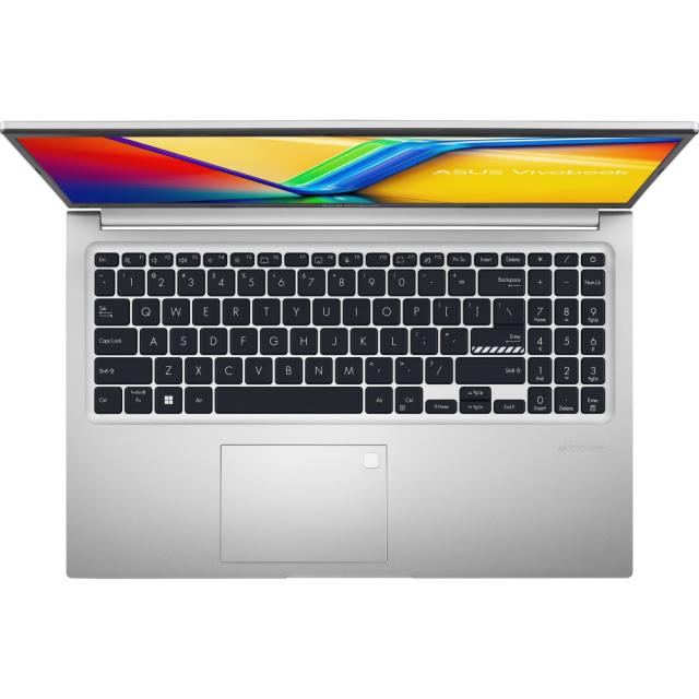 Лаптоп Asus Vivobook X1502VA-BQ298, Intel Core i7-13700H 14C (1.80 /5.00 GHz, 24 MB cache) ,15.6"FHD (1920x1080) ,16GB 512GB SSD,Intel Iris X Graphics Without OS, SILVER