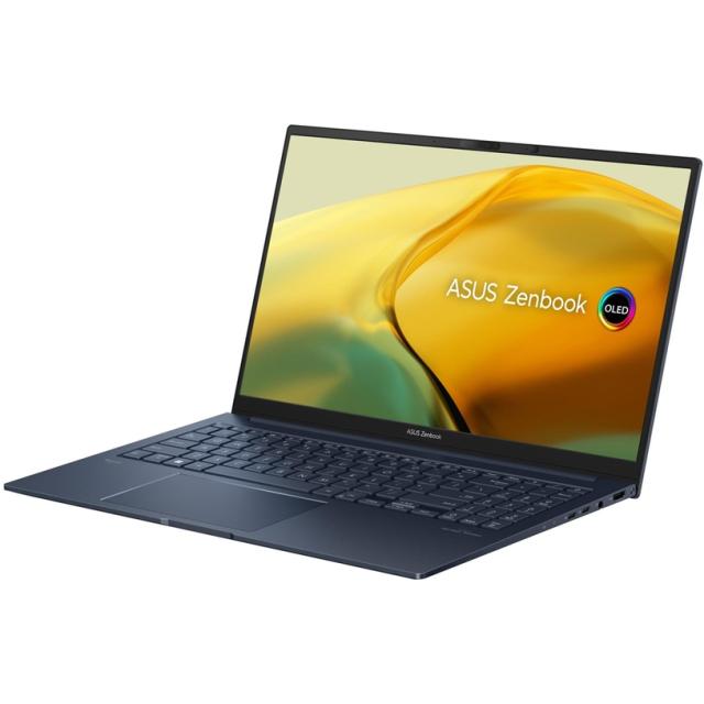 Лаптоп Asus Zenbook UM3504DA-MA280W, AMD Ryzen 5 7535U 6C (2.9/4.55GHz, 16 MB cache), 15.6" OLED, (2880 x 1620), 16GB DDR5, 512GB  SSD, Windows 11, Blue