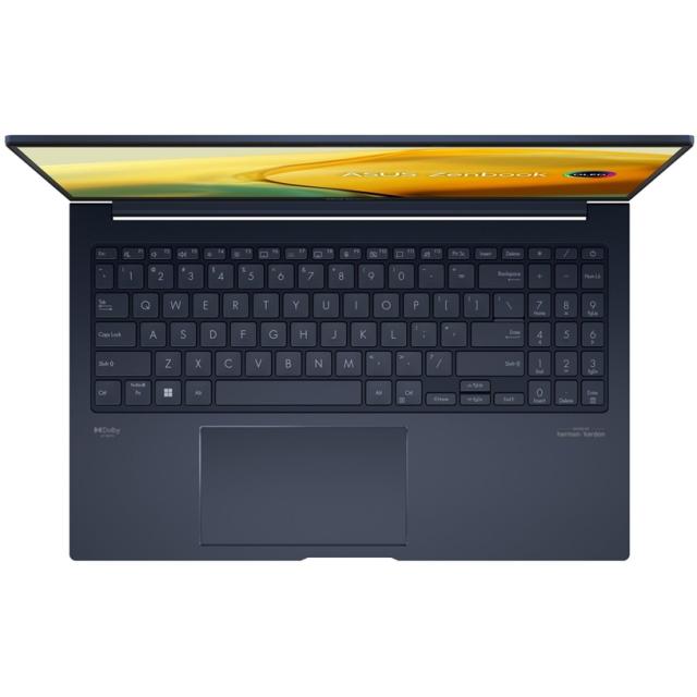 Лаптоп Asus Zenbook UM3504DA-MA211, AMD Ryzen 5 7535U 6C (2.9/4.55 GHz, 16 MB cache), 15.6" OLED, (2880 x 1620), 16GB DDR4, 512GB SSD, Free DOS, Blue
