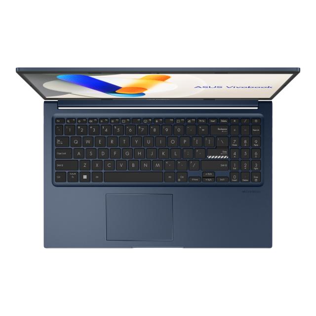 Лаптоп Asus Vivobook X1504ZA-NJ566, Intel Core i5 1235U 10C (1.3/4.40 GHz, 12 MB cache), 15.6" FHD,(1920x1080), 16:9, 8GB DDR4, SSD 512GB, Free DOS, Blue