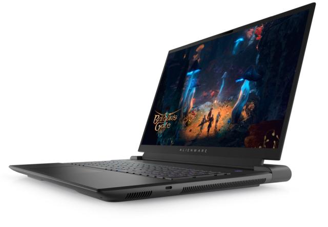 Лаптоп Dell Alienware m18 R2, Intel Core i9 14900HX (24-Core, 36MB L3 Cache, up to 5.8GHz), 18" QHD+ (2560x1600) 165Hz, 3ms, FHD IR Cam, 64 GB: 2x32 GB, DDR5, 5200 MT/s, 2TB, M.2, PCIe NVMe SSD, RTX 4090 16GB GDDR6, Wifi 7 , BT, Win11 Pro, Dark Metal