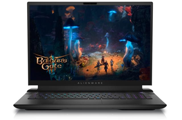 Лаптоп Dell Alienware m18 R2, Intel Core i7 14700HX (20-Core, 33MB L3 Cache, up to 5.5GHz), 18" QHD+ (2560x1600) 165Hz, 3ms, FHD IR Cam, 32 GB: 2x16 GB, DDR5, 5600 MT/s, 1TB, M.2, PCIe NVMe SSD, RTX 4070 8GB GDDR6, Wifi 7 , BT, Win11 Pro, Dark Metall