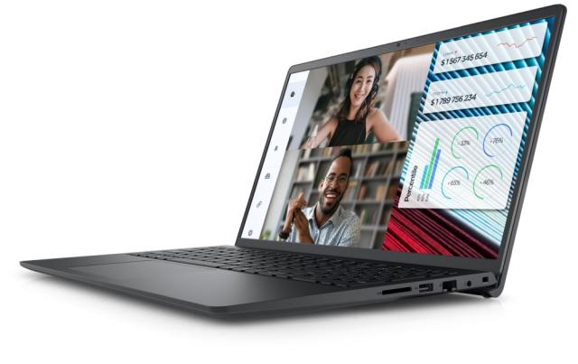 Лаптоп Dell Vostro 3520, Intel Core i5-1235U 10C (1.30/4.40GHz, 12MB cache) 15.6'' (39.62 cm) FHD, AG 120Hz, 8GB, 1x8GB DDR4, 512GB PCIe M.2, UHD Graphics, HD Cam and Mic, 802.11ac, FPR, BG KB, Win 11 Pro