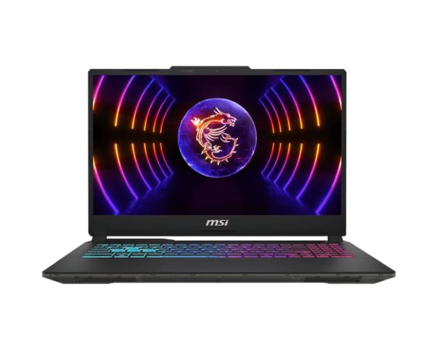 Лаптоп MSI Cyborg 15 A13VE, 15.6" FHD (1920x1080), 144Hz, IPS-Level, i7-13620H (10C/16T, 24 MB, up to 4.90 GHz), 16GB DDR5 (8GBx2), 512GB NVMe SSD Gen4x4, RTX 4050 6GB GDDR6 (Up to 1605MHz), Blue Backlit Gaming KBD, NO OS, Black, 1.98 kg
