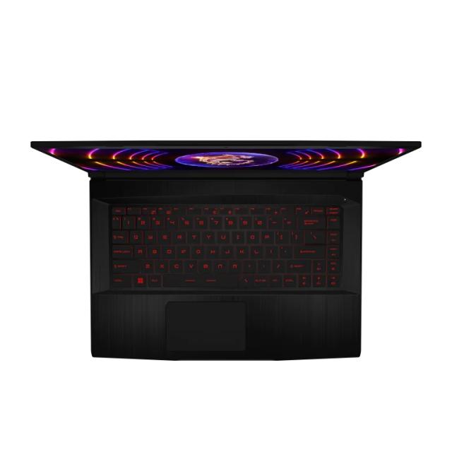 Лаптоп MSI Thin GF63 12VE, 15.6" FHD (1920x1080), 144Hz, IPS-Level, Intel Core i5-12450H 8C (1.5/4.4GHz, 12MB cache), 16GB DDR4 (2x8, 3200MHz), 1TB NVMe SSD Gen4x4, RTX 4050 6GB GDDR6 (Up to 1605MHz), Red Backlit Gaming KBD, Free DOS