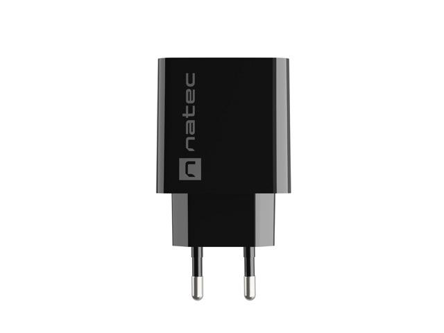 Адаптер Natec USB Charger Ribera 1X USB-C 20W, Black