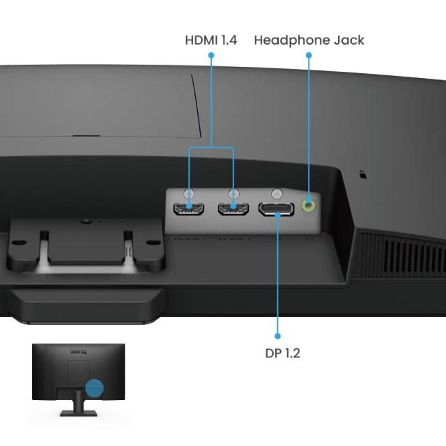 Монитор BenQ GW2490, 23.8" IPS, GtG 5ms, 1920x1080 FHD, 100Hz, 99% sRGB, Eye Care Reminder, Flicker-free, LBL+, B.I. Gen 2, 1300:1, 20M:1 DCR, 8 bit, 250cd/m2, 2xHDMI, DP, Sp.2x2W, Headphone jack, Line In, Tilt, Vesa, ES 8.0, TCO 9.0, TUV, Ultra Slim