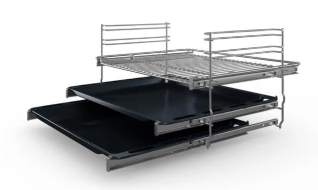 Готварска печка Bosch HKS79U250, SER6, Electric free-standing cooker, A, 63 l, AutoPilot 30, 3D Hotair, Sinking buttons, Pyrolytic+Hydrolytic, Stainless Steel