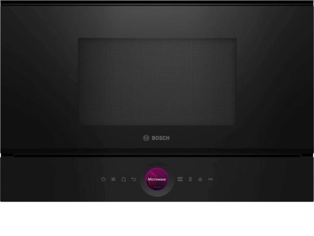 Микровълнова печка Bosch BER7321B1, SER8, Built-in microwave, 21l, AutoPilot 10, LED light, right hinge,TFT, black