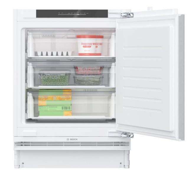 Фризер Bosch GUN21ADE0, SER6, BI freezer, No frost, E, 82 x 59.8 cm, 85 l, 35dB(B), 3 drawers, soft close flat hinge, HC