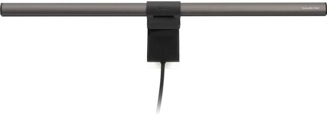 Лампа за четене за монитор BenQ CLIP ScreenBar Halo, 3 режима, Безжичен контролер, Сива