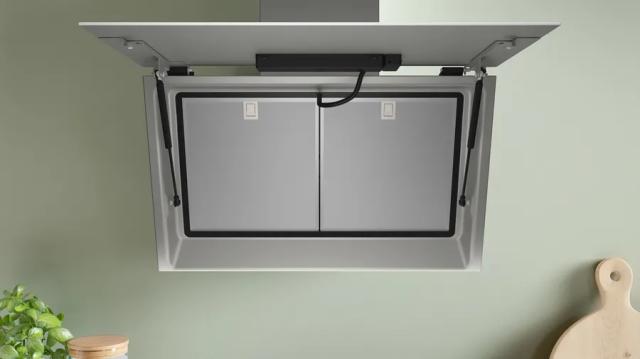 Аспиратор Bosch DWK81AN20, SER6, Wall hood 80 cm, A+, EcoSilence Drive, TouchSelect, transparent glass, white print, max 432 m3/h, 51 dB, HC
