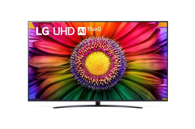 Телевизор LG 75UR81003LJ, 75" 4K UltraHD TV 4K (3840 x 2160), DVB-T2/C/S2, webOS 23 Smart TV, ThinQ AI, a5 AI Processor 4K Gen6, WiFi, HDR10 pro, HLG, ALLM/HGiG, 4K Upscaling, AI Sound, Voice Controll, AirPlay, Quick Card, HDMI eARC, CI, LAN, USB, Bl