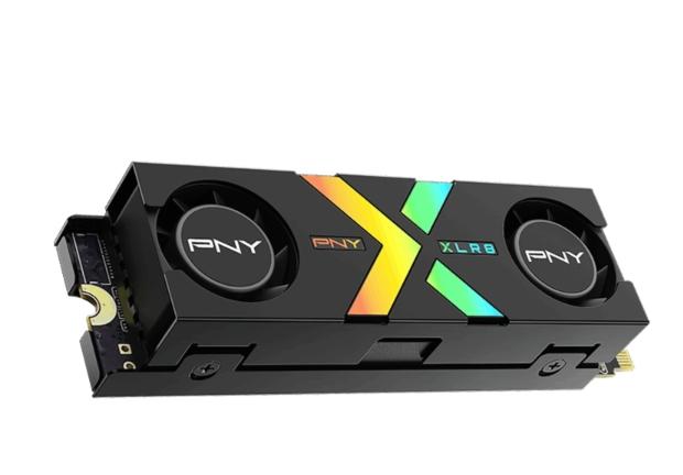 Твърд диск PNY SSD CS3150 M.2 GEN5 1TB Black Heatsink RGB