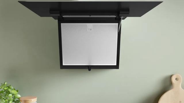 Аспиратор Bosch DWK67FN60, SER4, Wall hood 60 cm, A+, EcoSilence Drive, TouchSelect, transparent glass, black print, max 431 m3/h, 56 dB, HC
