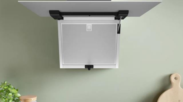 Аспиратор Bosch DWK67FN20, SER4, Wall hood 60 cm, A+, EcoSilence Drive, Alexa voice control, transparent glass, white print, max 431 m3/h, 56 dB, HC