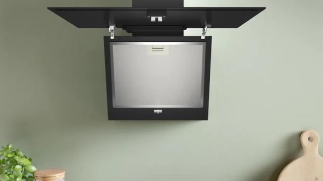 Аспиратор Bosch DWK65DK60, SER2, Wall hood 60 cm, A, LED lights, transparent glass, black print, max 430 m3/h, 60 dB