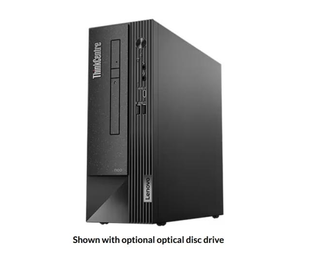 Настолен компютър Lenovo ThinkCentre neo 50s Gen 4, Intel Core i7-13700 16C (2.1/5.2GHz, 30MB Cache), 16GB DDR4, 1TB SSD NVMe, HDMi, DP, 1x USB 3.2 Gen 1 Type-C, 4x USB 3.2 Gen 1, Free DOS
