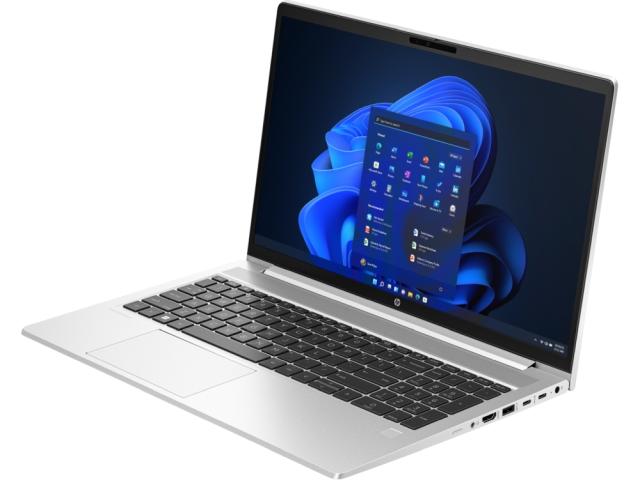 Лаптоп HP ProBook 450 G10, Intel Core i5-1335U, 10C (3.4GHz/4.6Ghz, 12MB), 15.6" FHD UWVA AG, 16GB 3200Mhz 1DIMM, 512GB PCIe SSD, WiFi 6E + BT5.3, FPR, Backlit Kbd, 3C Batt, Free DOS