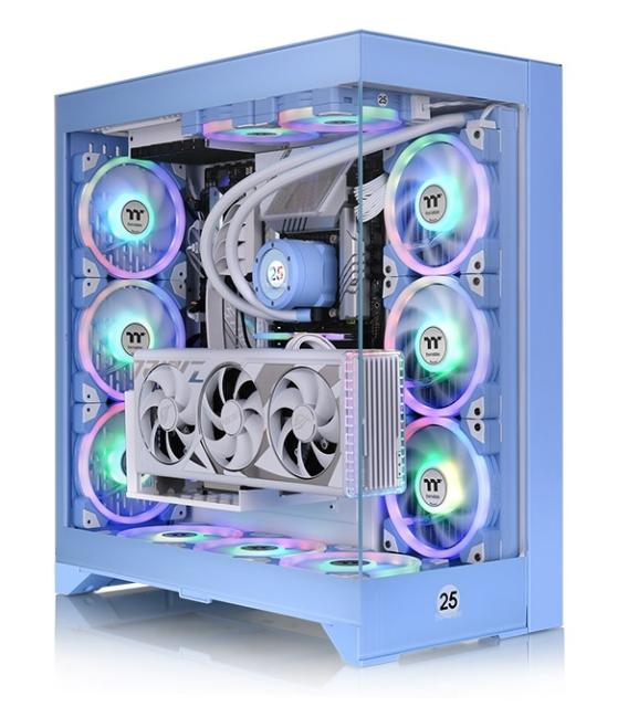 Кутия за компютър Thermaltake CTE E600 MX Hydrangea Blue (25th Anniversary Edition)