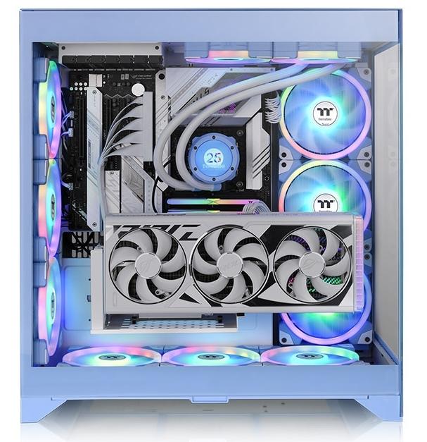 Кутия за компютър Thermaltake CTE E600 MX Hydrangea Blue (25th Anniversary Edition)