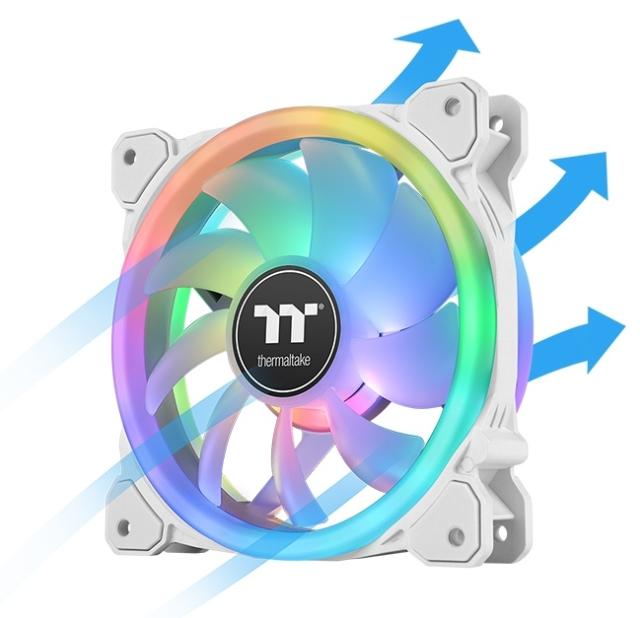 Вентилатор Thermaltake SWAFAN 14 RGB Radiator Fan TT Premium Edition 3 Pack White