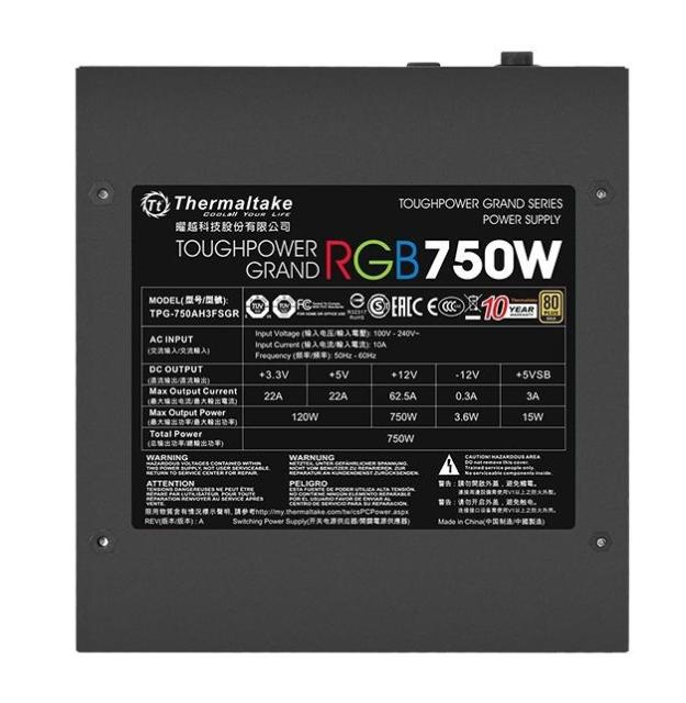 Захранване Thermaltake Toughpower Grand RGB 750W