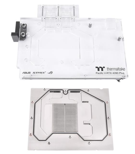 Аксесоар Thermaltake Pacific V-RTX 4090 Water Block for ASUS STRIX GPUs & ASUS TUF GPUs
