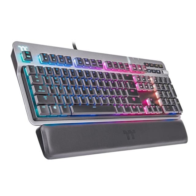 Клавиатура Thermaltake Argent K6 Low Profile RGB Silver Switch