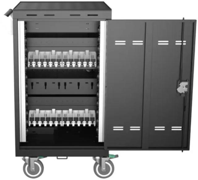 Зарядна станция ACER Charging cart  24 slots, supports Laptops, Chromebooks, Tablets up to 15.6'', 2 point steel locking mechanism,Smart cycle charching technology, Streamlined cable and power management, Solid Steel