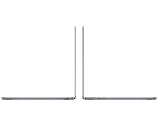 Лаптоп Apple MacBook Air 15 2024, 15.3", Apple M3 8C (3.5/4.05GHz, 20M), 10 ядра GPU Apple M3, 8GB, 256GB SSD, Space Gray