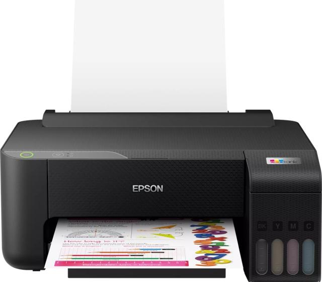 Mастиленоструйно устройство Epson EcoTank L1230 PRT, цветен, A4, 5760x1440, 33 стр/мин, USB
