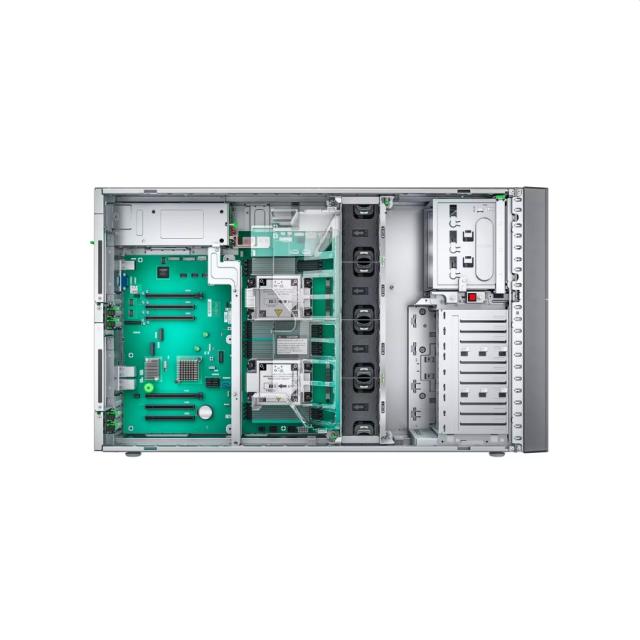 Сървър Fujitsu PRIMERGY TX2550 M7, 1x Intel Xeon Silver 4410Y 12C 2.0 GHz, 64GB (2x32GB 1Rx4 DDR5-4800 R ECC), 2x960GB SSD 2.5"HP, Nvidia T1000 8GB GDDR6, Bkit (8x2.5"HP), iRMC Adv.pack, iRMCS6 eLCM Lic., No PCord, TPM 2.0 V1, Modular PSU 900W HP, FT