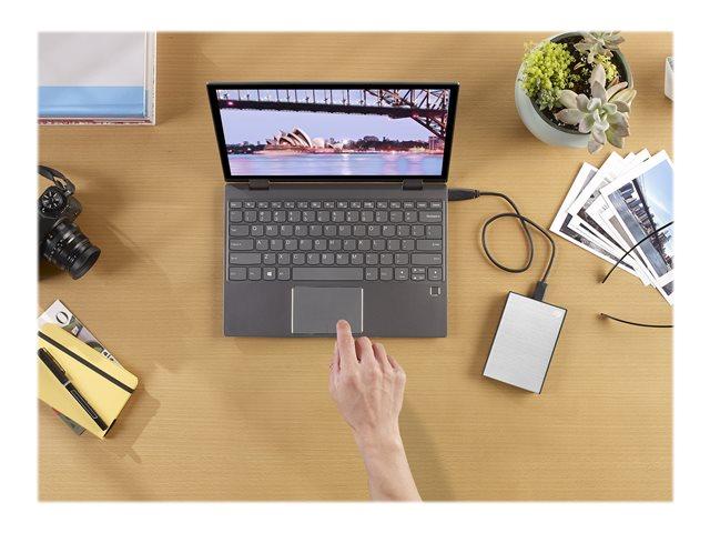 Външен диск Seagate One Touch Silver, 4TB 2.5" (6.35 cm), USB 3.0 Gen 1, STKC4000401