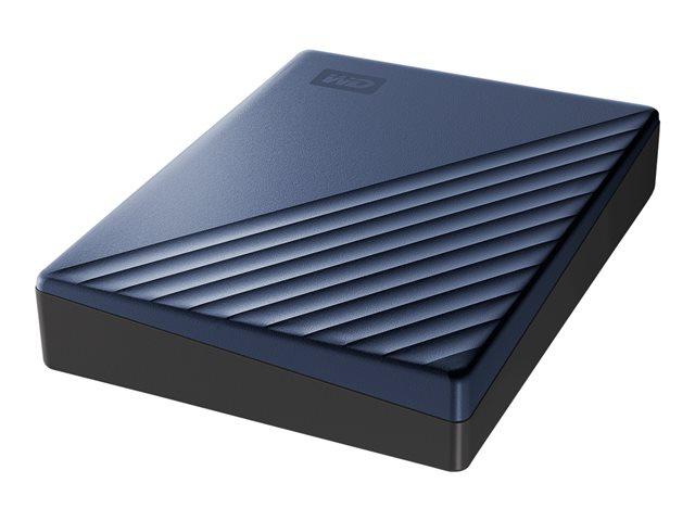 Външен диск Western Digital My Passport Ultra 5TB Blue, HDD 2.5" (6.35 cm), Метално покритие, USB-C/USB3.0, WDBFTM0050BBL-WESN